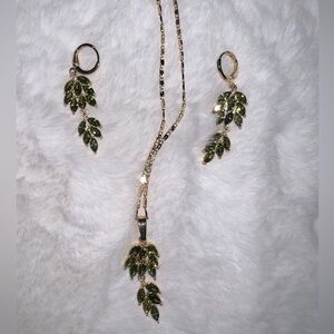 Bangkok High Quality 24K Gold plated 2 in 1 jewelry set.